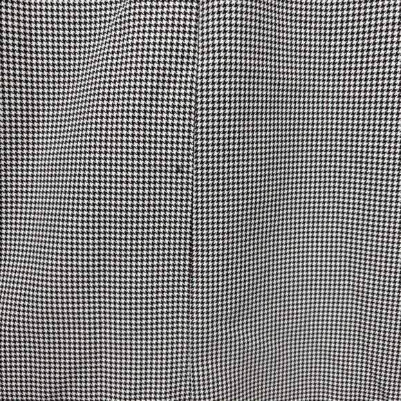 Vintage 70s Shirtdress Women's Large Secretary Striped Houndstooth 2 Piece Look - Picture 10 of 10